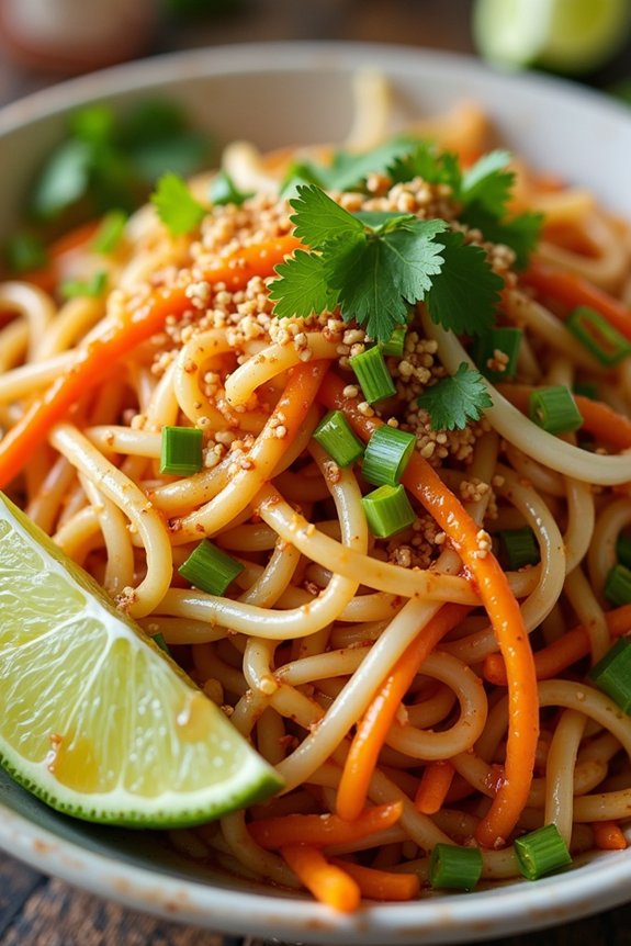 almond pad thai recipe delight