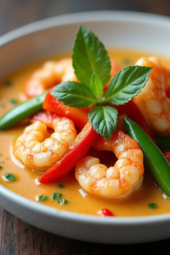 aromatic coconut shrimp curry