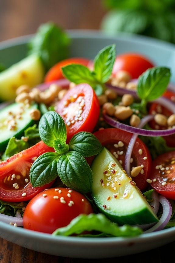 aromatic herbal salad delight