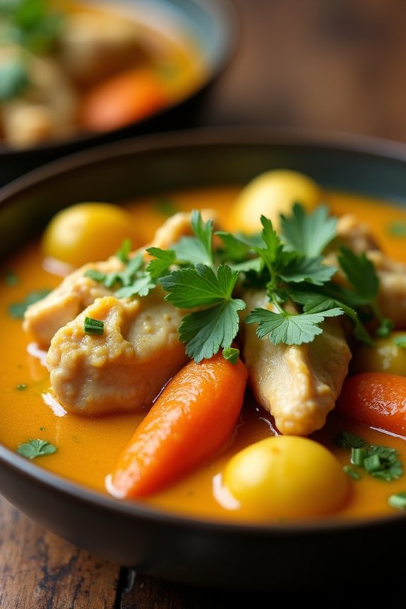 aromatic lemongrass chicken curry