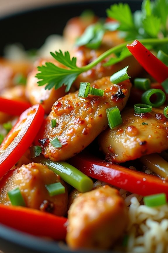 aromatic lemongrass chicken stir fry