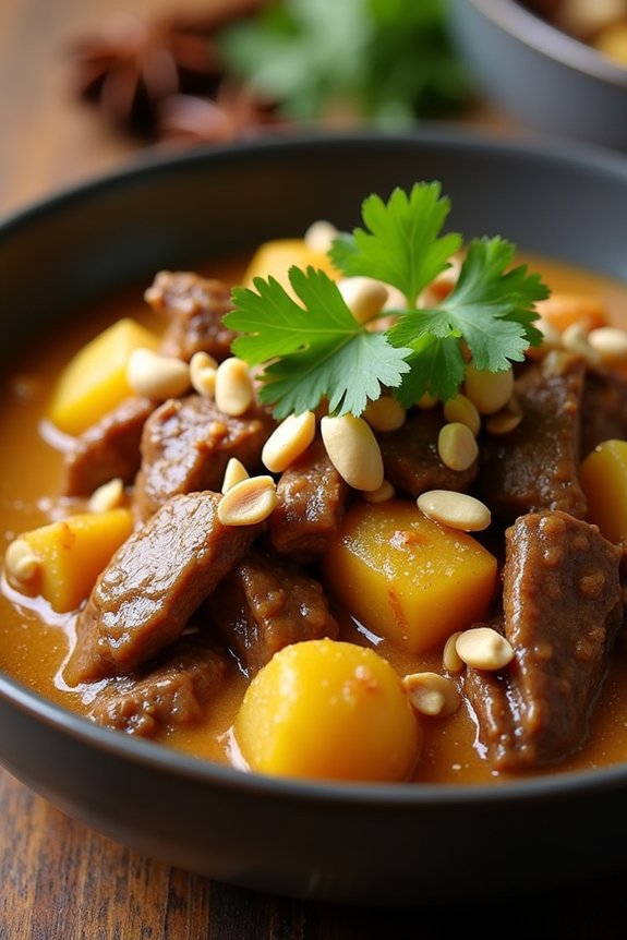 aromatic mild beef curry