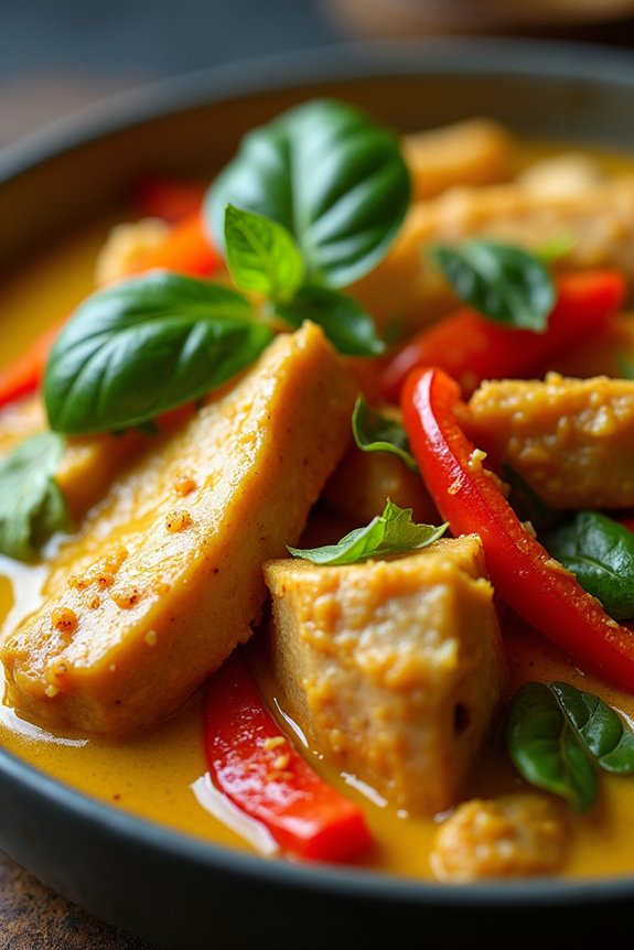aromatic thai chicken curry