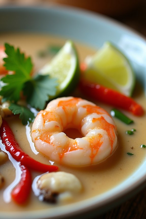 aromatic thai coconut soup