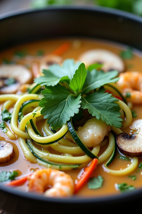 aromatic thai coconut soup