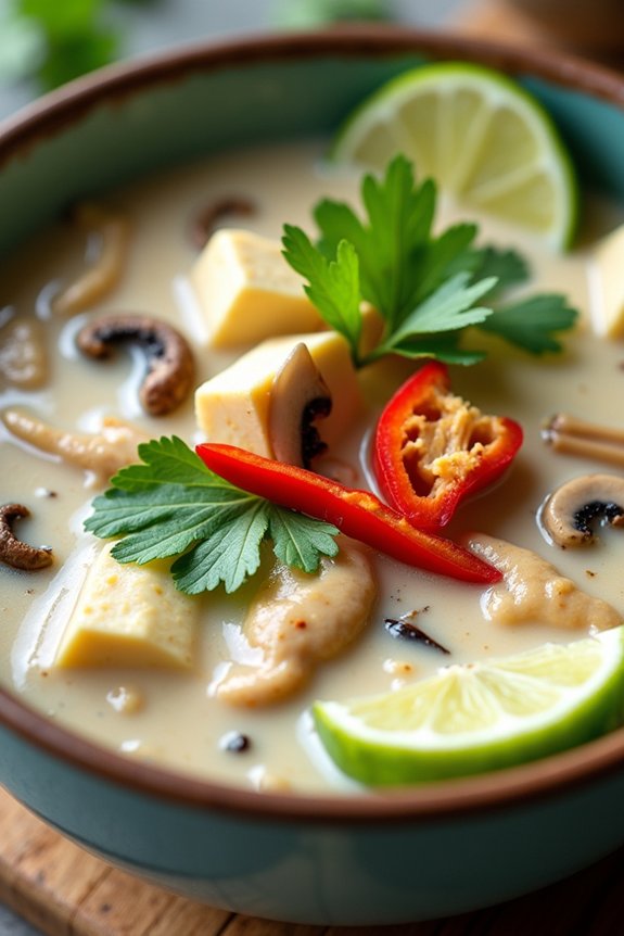 aromatic thai coconut soup