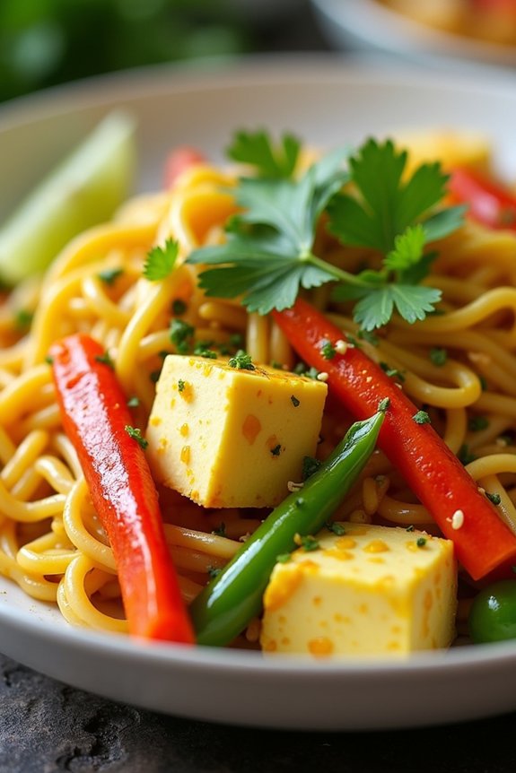 aromatic thai curry noodles