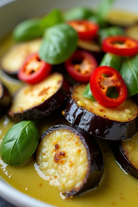 aromatic thai eggplant curry