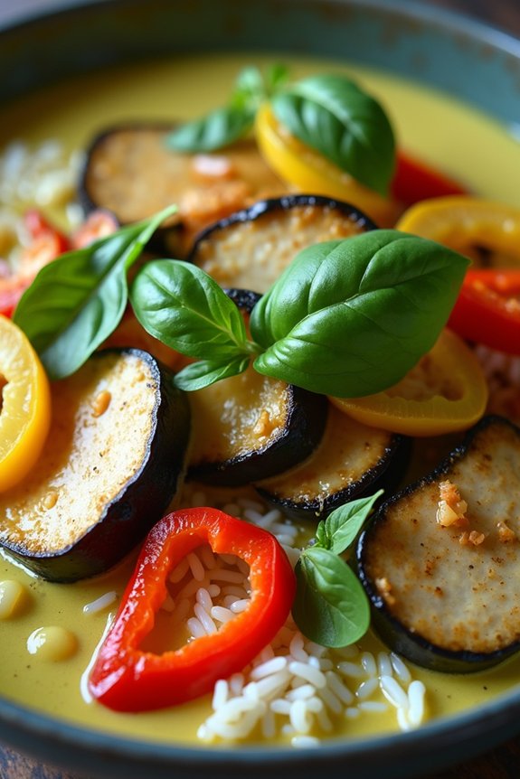 aromatic thai green curry