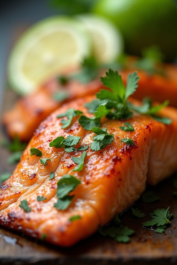 aromatic thai salmon dish
