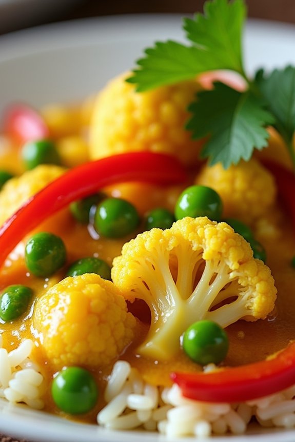 aromatic thai vegetable curry
