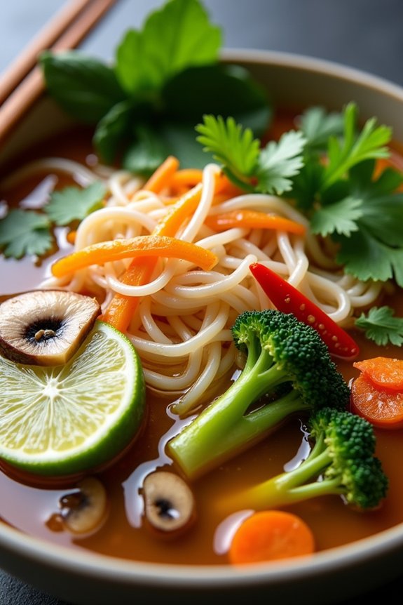 aromatic vegetarian pho recipe
