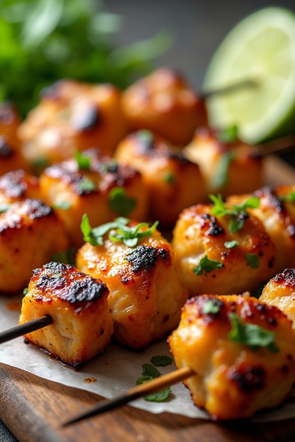 aromatic vietnamese chicken skewers