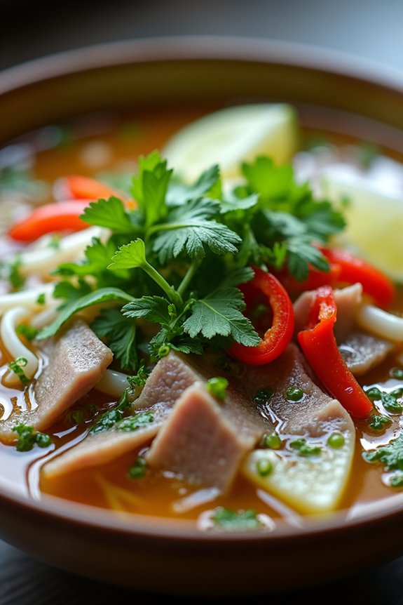 aromatic vietnamese noodle soup
