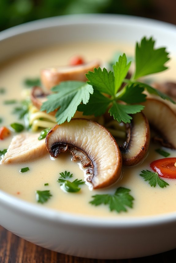 authentic thai coconut soup