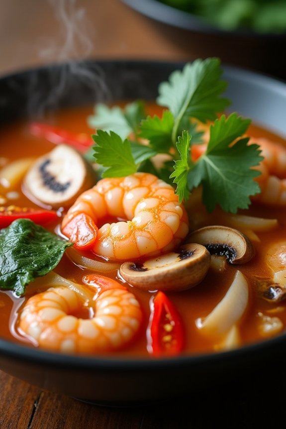 authentic thai shrimp soup