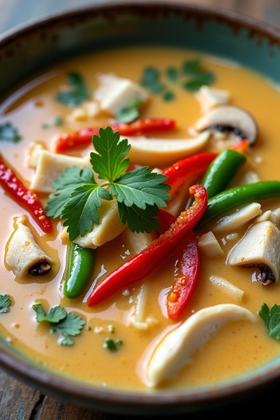 coconut ginger chicken soup