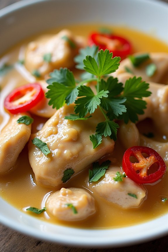 coconut milk chicken dish