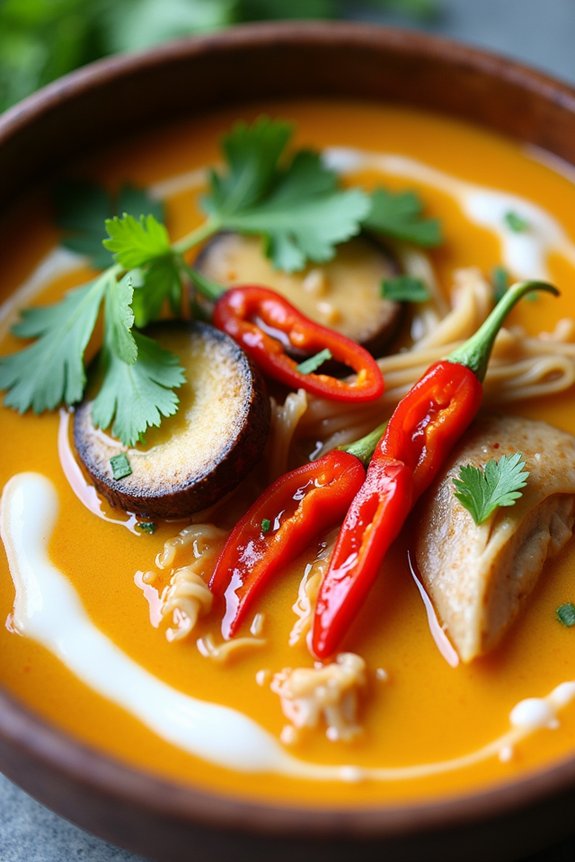 comforting thai coconut soup