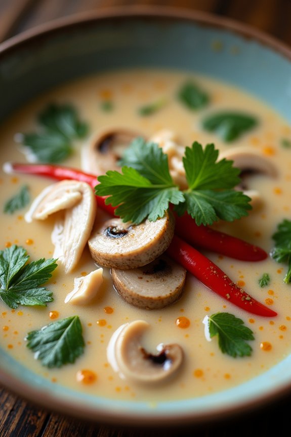 comforting thai coconut soup
