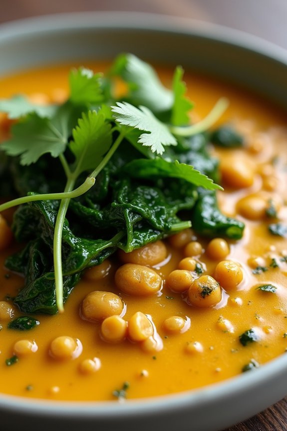 comforting thai lentil curry