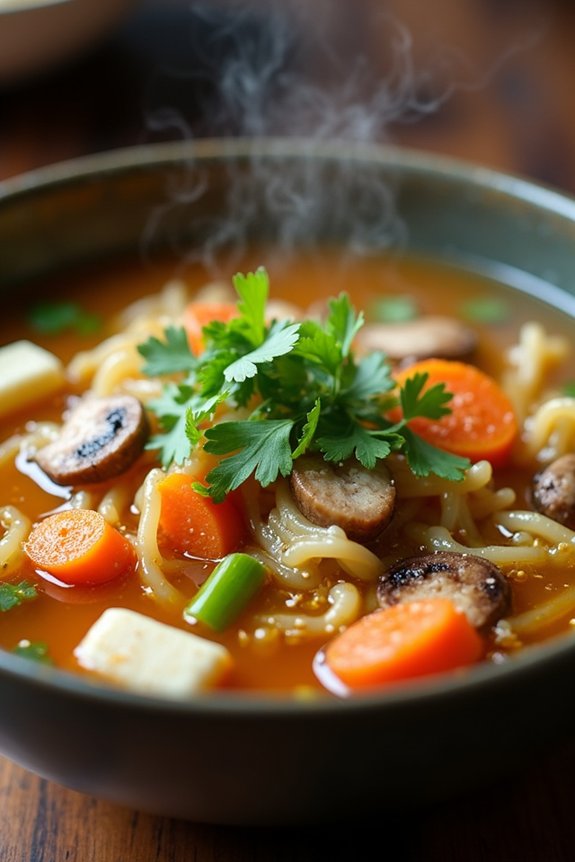 comforting thai vegetable soup