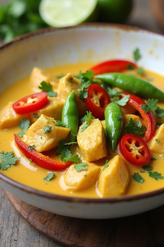 creamy coconut chicken curry