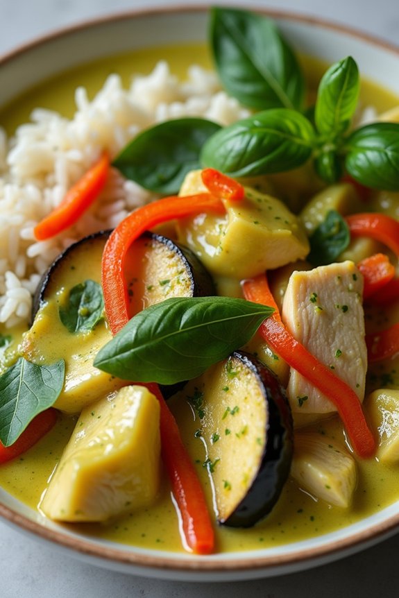 creamy lemongrass coconut curry
