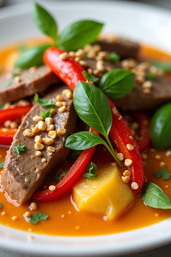 creamy thai panang curry