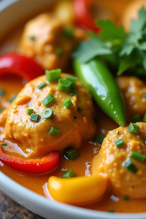 creamy thai peanut curry