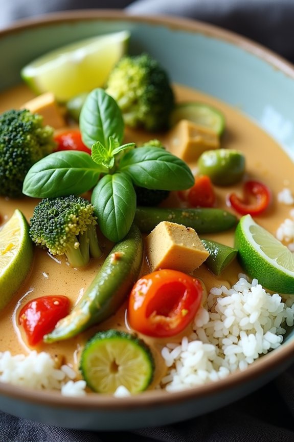 creamy vegan thai curry