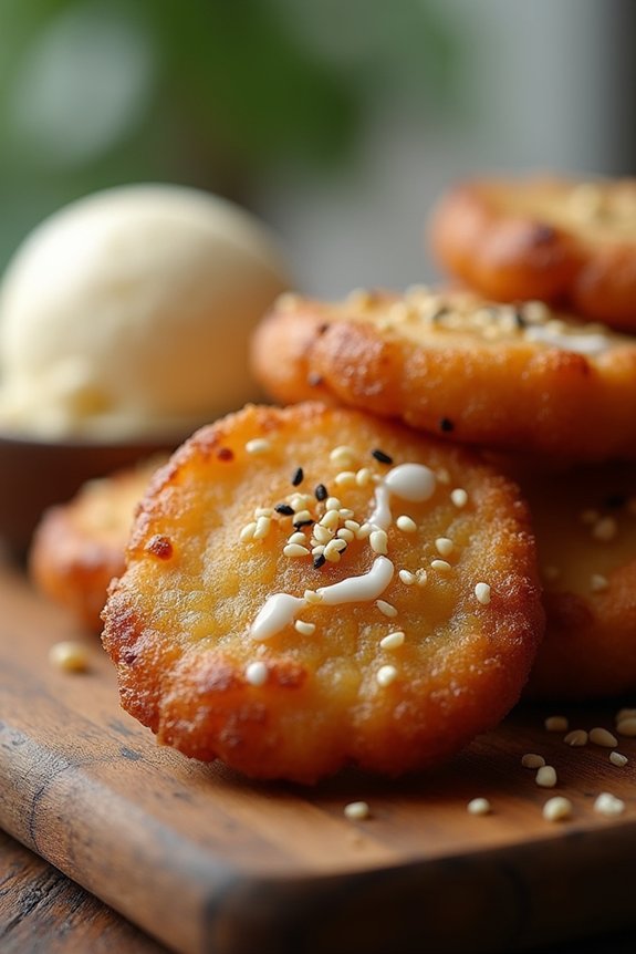 crispy sweet banana fritters