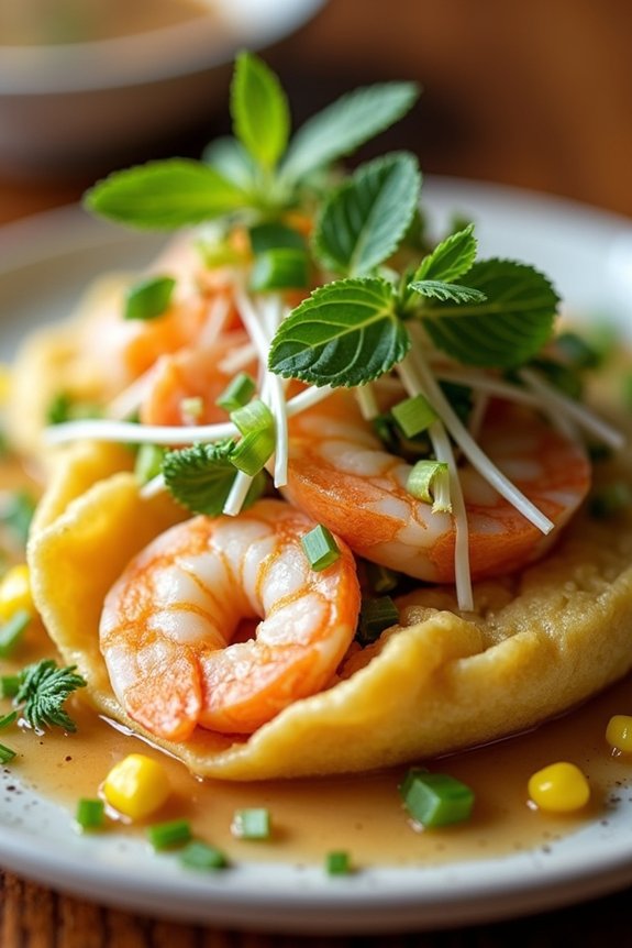 crispy sweet corn pancakes