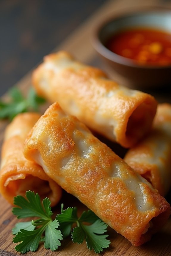 crispy vietnamese fried spring rolls