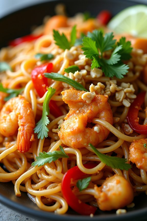 curry infused pad thai recipe