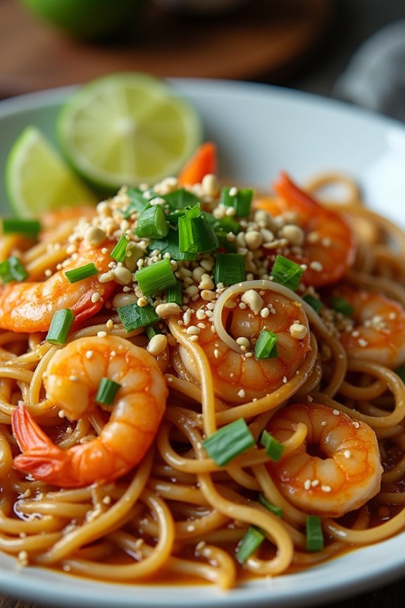 delicious homemade pad thai