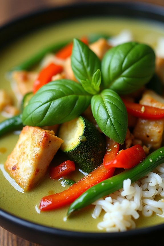 delicious homemade thai curry