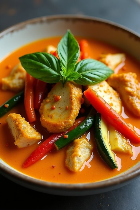delicious homemade thai curry