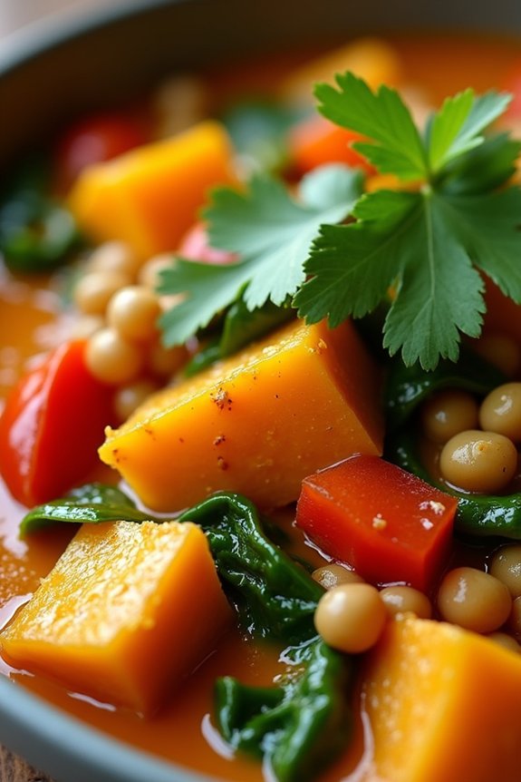 delicious pumpkin lentil curry