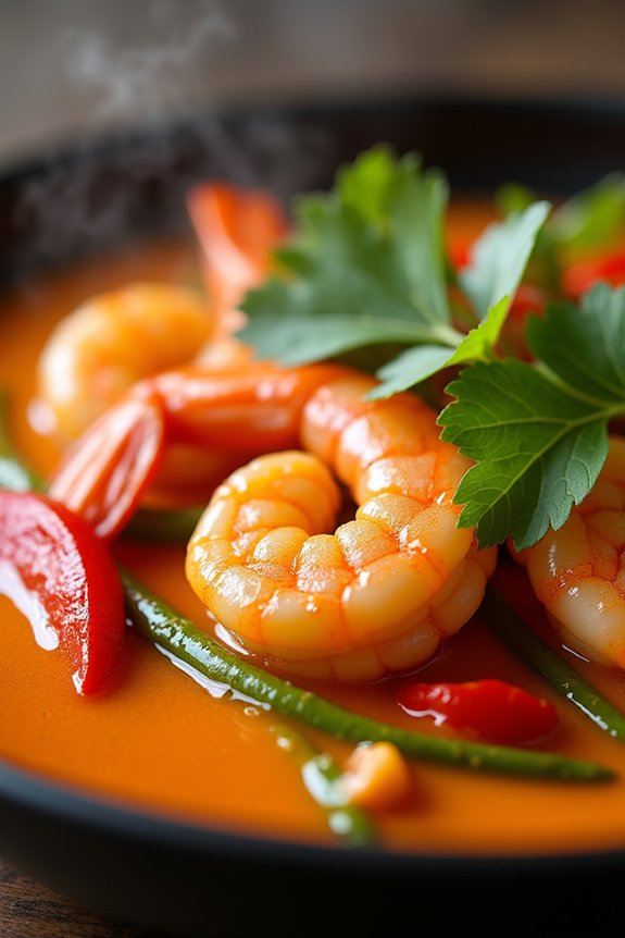 delicious shrimp coconut curry