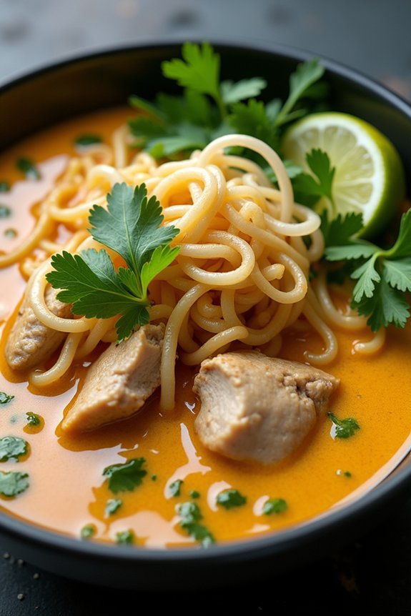 delicious thai coconut curry