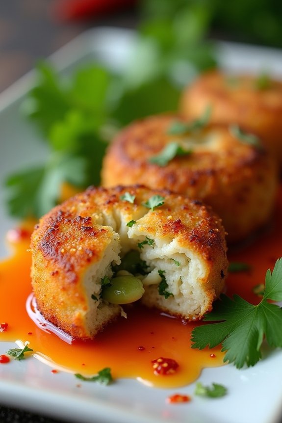 delicious thai fish cakes