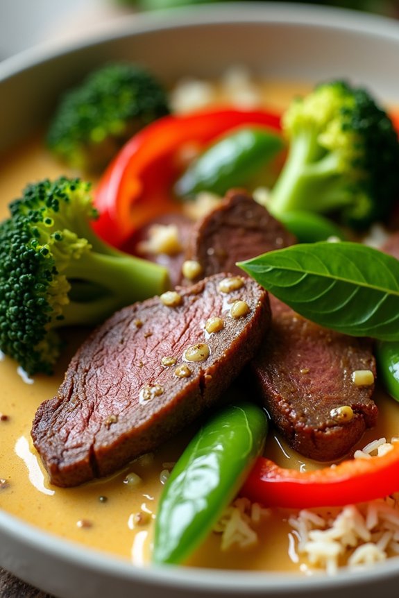 delicious thai green curry