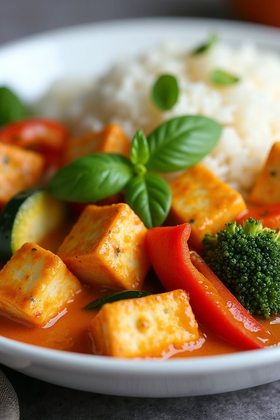 delicious thai red curry