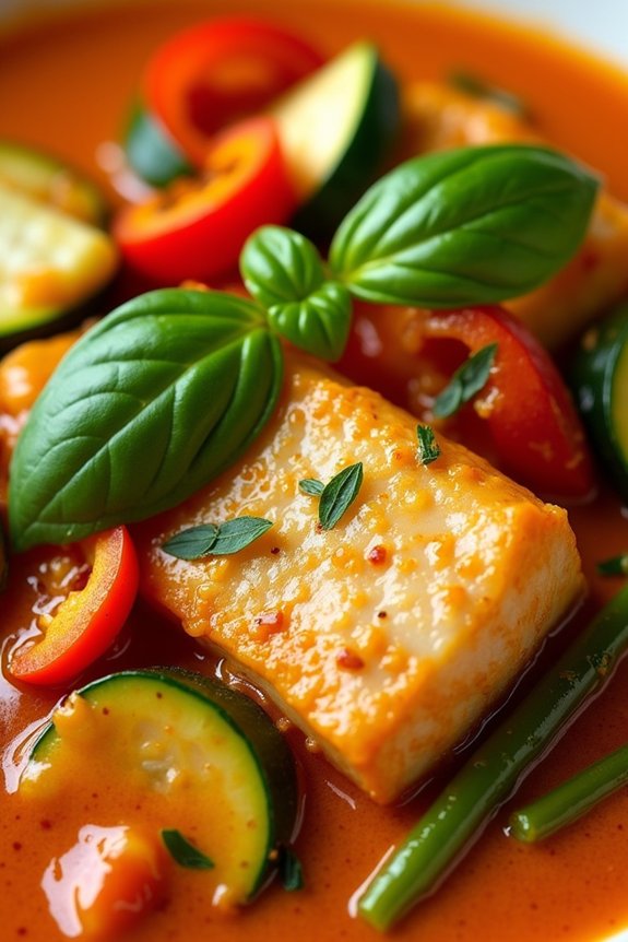 delicious thai red curry