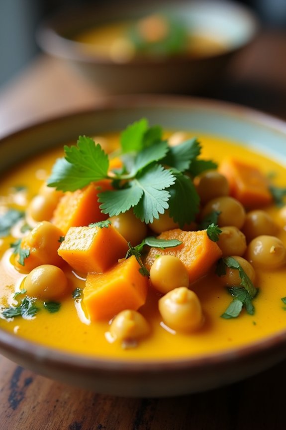 delicious vegan yellow curry