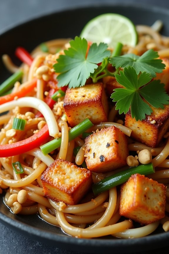 delicious vegetarian pad thai