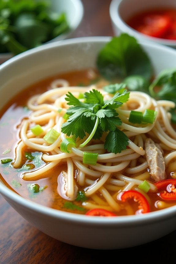 delicious vietnamese chicken pho