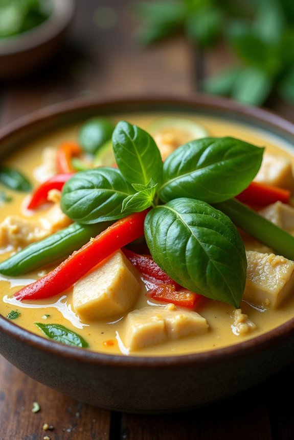 delightful thai green curry
