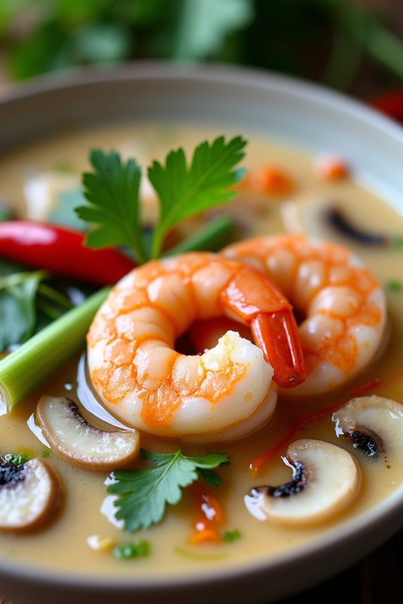 delightful thai shrimp soup